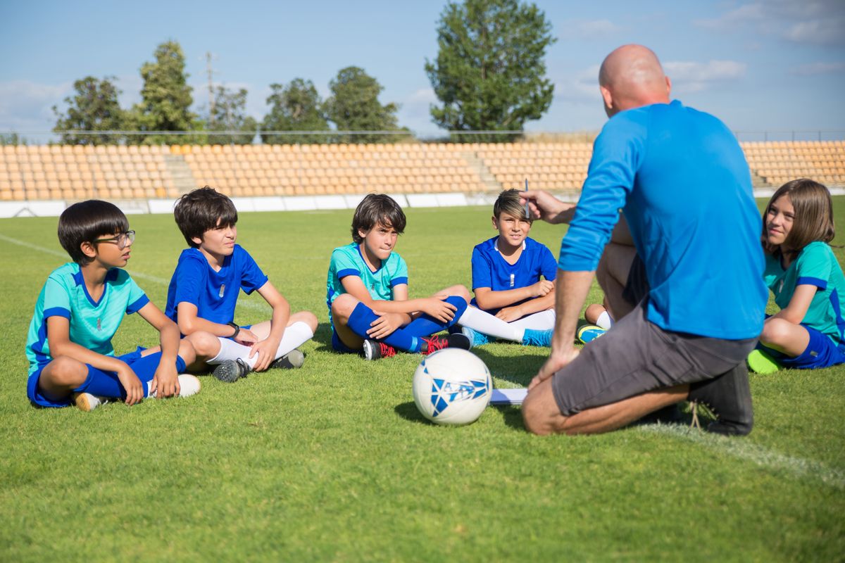 Séance tactique avec le coach